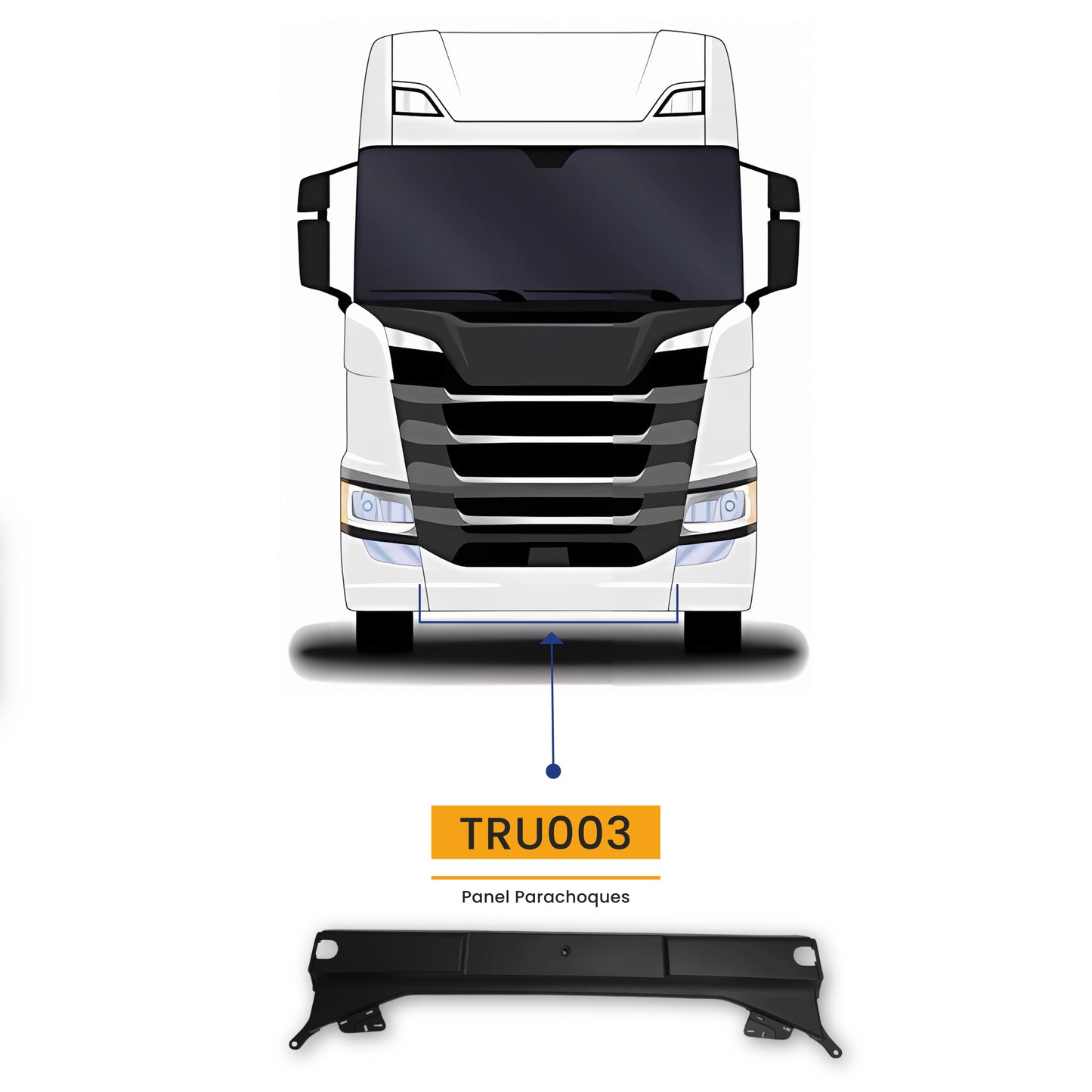 Panel Parachoques para SCANIA R410 | 2020 - 2025
