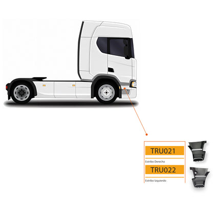 Estribo Derecho para SCANIA R410 | 2020 - 2025