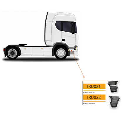 Estribo Izquierdo para SCANIA R410 | 2020 - 2025